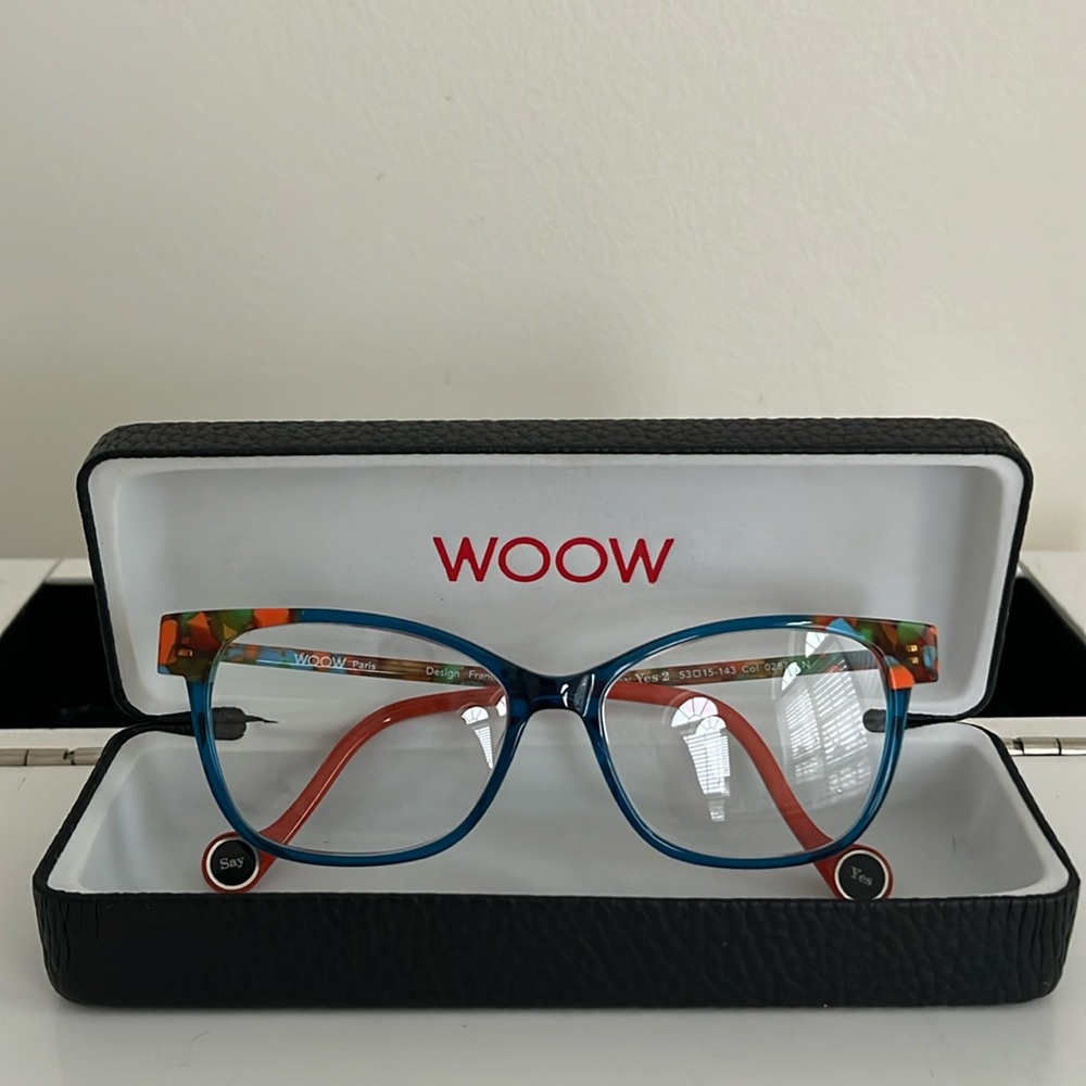 NWOT WooW Paris Glasses ‘Say Yes 2’ (Design France) readers  2.00 magnification